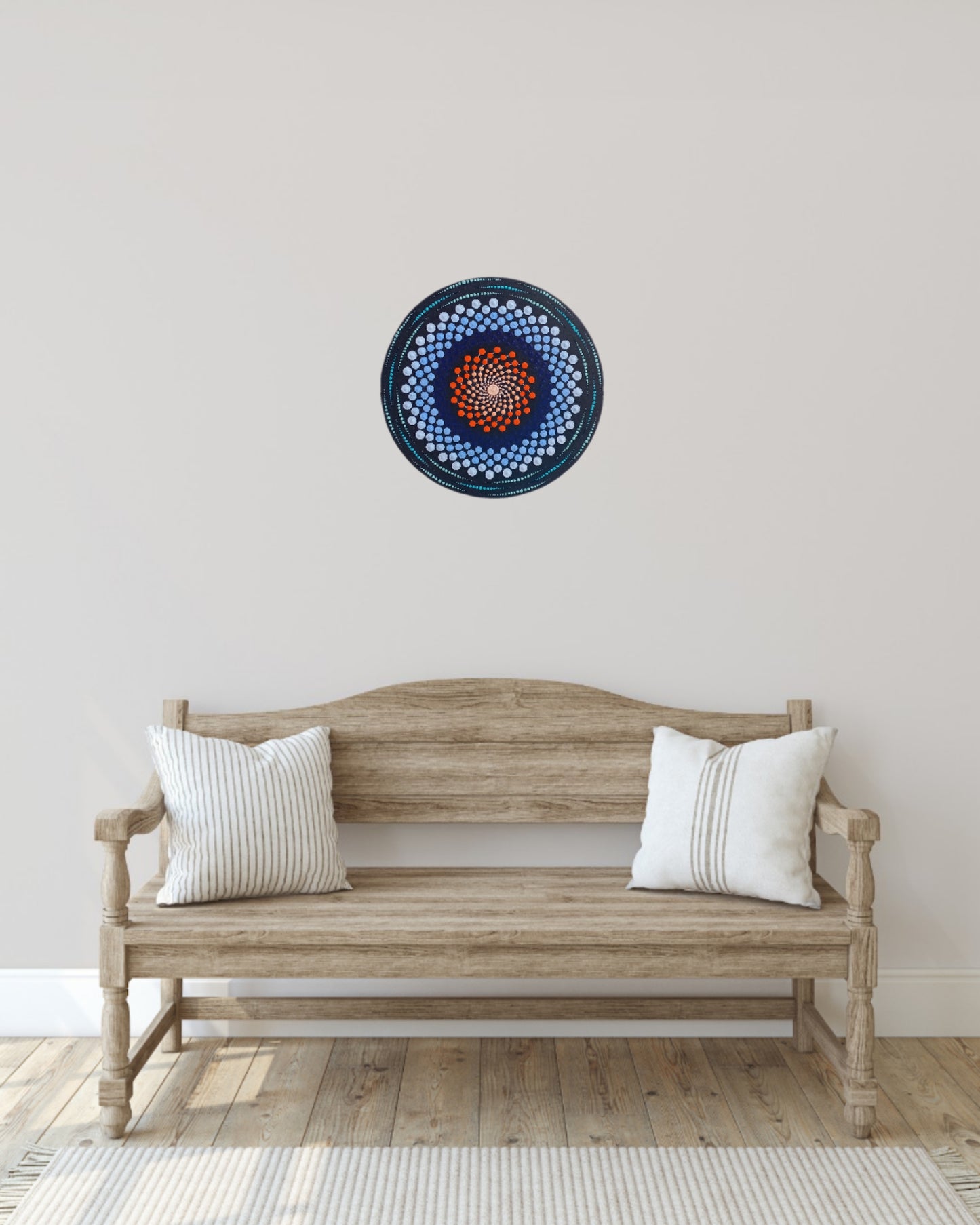 "The Spiral" Mandala Art