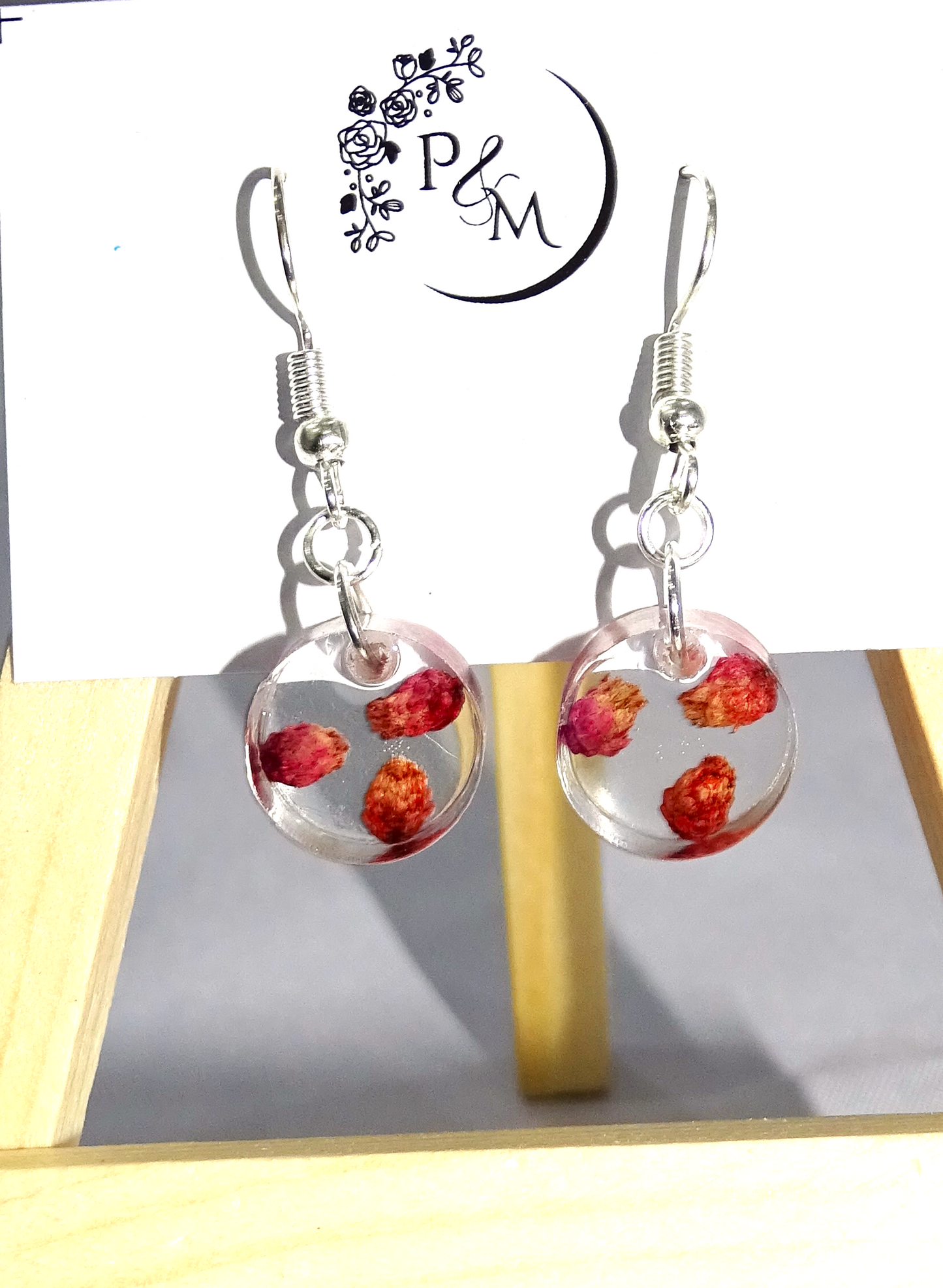 Ear Tops with Preserved Baby Hug Petals