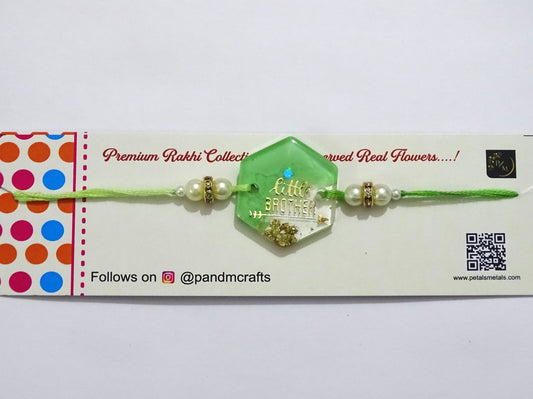 Special Message Rakhi (Sea Green)